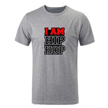 l am hip hop Design Men&#39;s Women&#39;s T-Shirt Cotton Casual Graphic Tee Shir... - £13.99 GBP