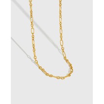 SHANICE 100% S925 Sterling Silver ins minimalist niche Chain Necklace Chokers Fo - £14.86 GBP