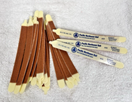 23 Vintage Pacific Northwest Bell Advertising Emery Boards Nail Files Un... - $14.36