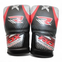 RDX Boxing Gloves 12oz Black/Red/Silver Synthetic Leather Training Sparr... - €13,08 EUR