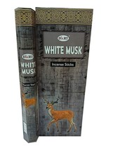 Dart White Musk Incense Sticks Hand Rolled Masala Fragrance Agarbatti 120 Sticks - £13.90 GBP