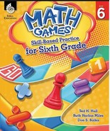 Math Games, Skill Based Practice for 6th Grade Workbook including Compac... - £9.61 GBP