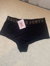 Savage x Fenty MEDIUM Cheeky Panties-NEW Booty Shorts Undies Panty Black - £11.31 GBP