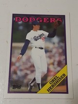 Orel Hershiser Los Angeles Dodgers 1988 Topps Card #40 - £0.77 GBP
