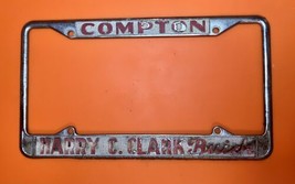 Vintage Compton CA California License Plate Frame Harry Clark Buick/Robe... - $200.00