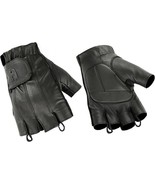 Men&#39;s Deer Soft Fingerless Gel Padded Palm Motorcycle Gloves Sx XL - $23.02 CAD