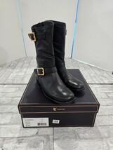 Vince Camuto Signature Womens Buckle Mid Calf Stacked Heel Boots Black S... - $628.11 MXN