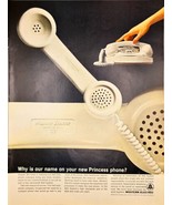 1964 Western Electric Bell Telephone System Princess Phone vintage print Ad - $11.63