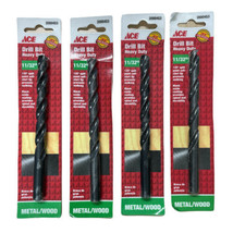 ACE 11/32&quot;  Metal / Wood Drill Bit Heavy Duty 2000453 Pack of 4 - £30.77 GBP