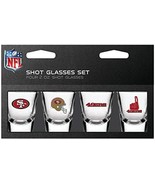 San Francisco 49ers Shot Glasses Set Four 2oz - £15.89 GBP