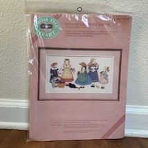 From The Heart Needlepoint Kit Row Of Country Girls #51015 vtg 1987 Crew... - $64.34