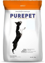 Purepet Fish and Rice Dry Adult Dog Food , 10kg - £152.60 GBP