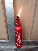 Budweiser aluminum Tiki style homemade kinda redneck torch - £39.80 GBP