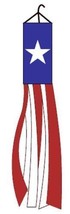 Texas State Windsock Polyester 60 Inch Outdoor Garden Wind Sock Decoration - £13.08 GBP
