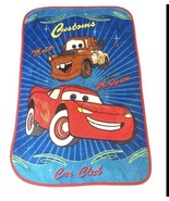 Disney Cars Lightning McQueen &amp; Tow Mater Fleece Blanket Approx. 28&quot; x 43”. - $662.64 MXN