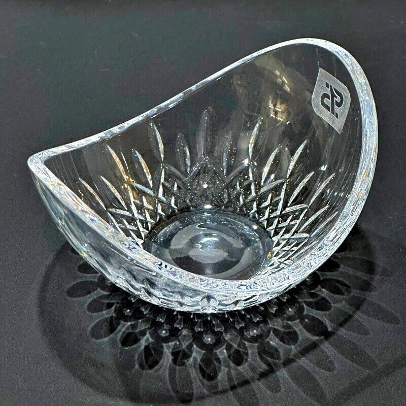 Primary image for Waterford Crystal Lismore Essence Ellipse Bowl Diamond Wedge Cuts 6 Inch **READ