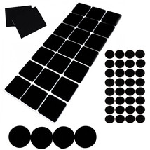 62PCS Protective Self Adhesive Black Heavy Duty Hard Surface Floor Prote... - £14.15 GBP