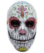 Day of the Dead DOD Sugar Skull LA Catrina Deluxe Latex Strap Mask - $554.91 MXN