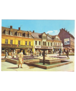Vtg Postcard-Germany-Am Altmarkt-Aue/Erzg-Street View-4x6 Chrome-GER1 - $5.90