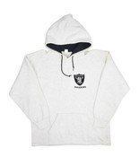 Vintage Oakland Raiders Hoodie Mens M NFL Football Hooded Sweatshirt USA... - £25.57 GBP
