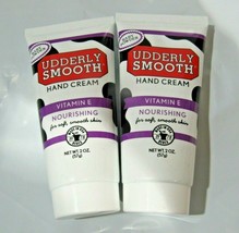 Lot of 2 UDDERLY SMOOTH Vitamine E Nourishing Baby Powder 2 oz Hand Cream - £6.35 GBP