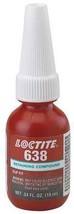 Loctite 1835937 Retaining Compound, 638 Series, Green, Liquid, High Strength, - £44.04 GBP