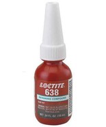 Loctite 1835937 Retaining Compound, 638 Series, Green, Liquid, High Stre... - £44.05 GBP
