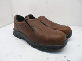 S Fellas Men&#39;s Slip-On Bearcat Comp. Toe EH Work Shoes Brown Leather Size 9M - £45.54 GBP