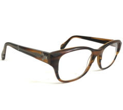 Loree Rodkin Sama Eyeglasses Frames HALLE M-GOLDEN/BRN Matte Brown 50-16-137 - £132.09 GBP