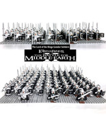 168pcs Gondor Soldiers Spear With Metal Armor LOTR Custom Minifigures Toys - $578.44 MXN+