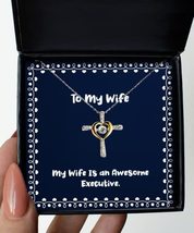 Motivational Wife Cross Dancing Necklace, My Wife is an Awesome Executive, for,  - £39.03 GBP