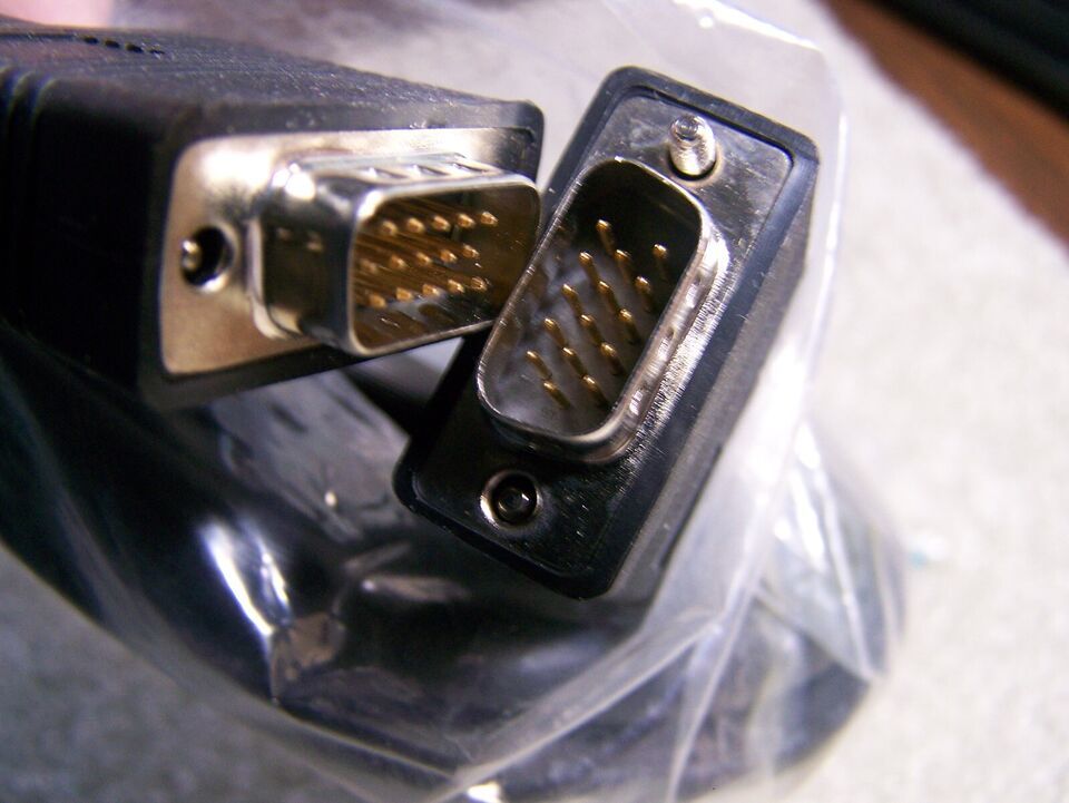 SVGA cable - 15MM - both connectors 15 male pin - new Item image 8