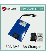 36V20Ah Lithium Ion Ebike Battery Pack Electric Bike Charger 1000W BMS M... - £133.81 GBP