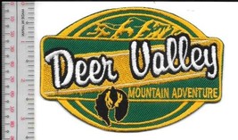 Vintage Skiing Utah Deer Valley Ski Resort Park City Promo Patch - £7.95 GBP