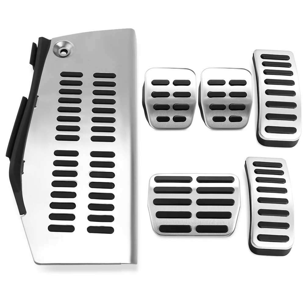 Car Pedals Stainless Steel Dead Pedal Pad Foot Rest for Volkswagen Polo VW Golf - £10.38 GBP+