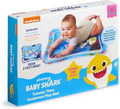 WowWee Baby Shark Tummy Time Water Filled Play Mat – Infant Toys to Help... - £11.60 GBP
