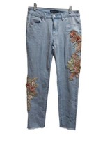 Boston Proper St Tropez Embellished Slim Ankle Jeans Women&#39;s Size 8 EUC - £24.28 GBP
