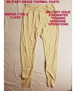 Pre-own Military Issued Type 1 Class 1 Long John Thermals Winter Drawers... - $11.33