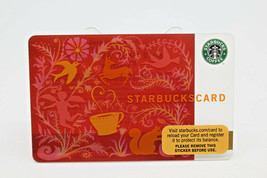 Starbucks Coffee 2007 Gift Card Renaissance Birds Mug Cup Zero Balance No Value - £9.01 GBP