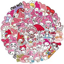 50 Pcs Cute Kawaii Kids Stickers,My Melody Stickers for Water Bottles - £3.98 GBP