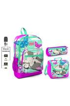 Cute Cat And Butterfly Girls Primary School Bag Set - Usb Output - £193.11 GBP