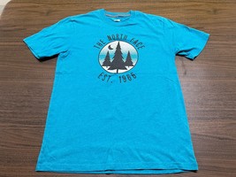 The North Face Men’s Blue Short-Sleeve T-Shirt - Small - £11.00 GBP