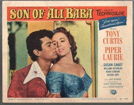 Son Of Ali Baba Lobby Card 1952-Tony Curtis-Piper Laurie-VG - £27.10 GBP