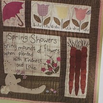 McCall's Crafts Pattern M5077 Spring Wall Hanging or Quilt Block Cheryl Haynes - $8.73