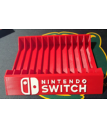 Crimson Red Nintendo Switch Game Case Holder Fits 1 to 12 Games Brand Ne... - $299.52 MXN