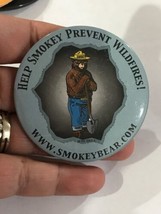 Pin back Help Smokey Prevent Wildfires 2 1/2&quot; #3 - £5.23 GBP