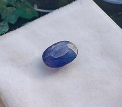 4.1 Ct Natural Blue Sapphire, Genuine Natural Ceylon Sapphire 12x10mm Oval - £55.05 GBP