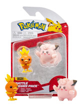 Pokemon Torchic &amp; Clefairy Battle Figure Pack New in Package - £16.69 GBP