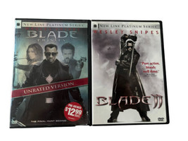 Blade Trinity Blade 2 DVD Lot Wesley Snipes - £11.92 GBP