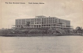York Harbor Maine~The New Marshall HOUSE-WATERVIEW~ALBERTYPE Photo Postcard - £7.15 GBP